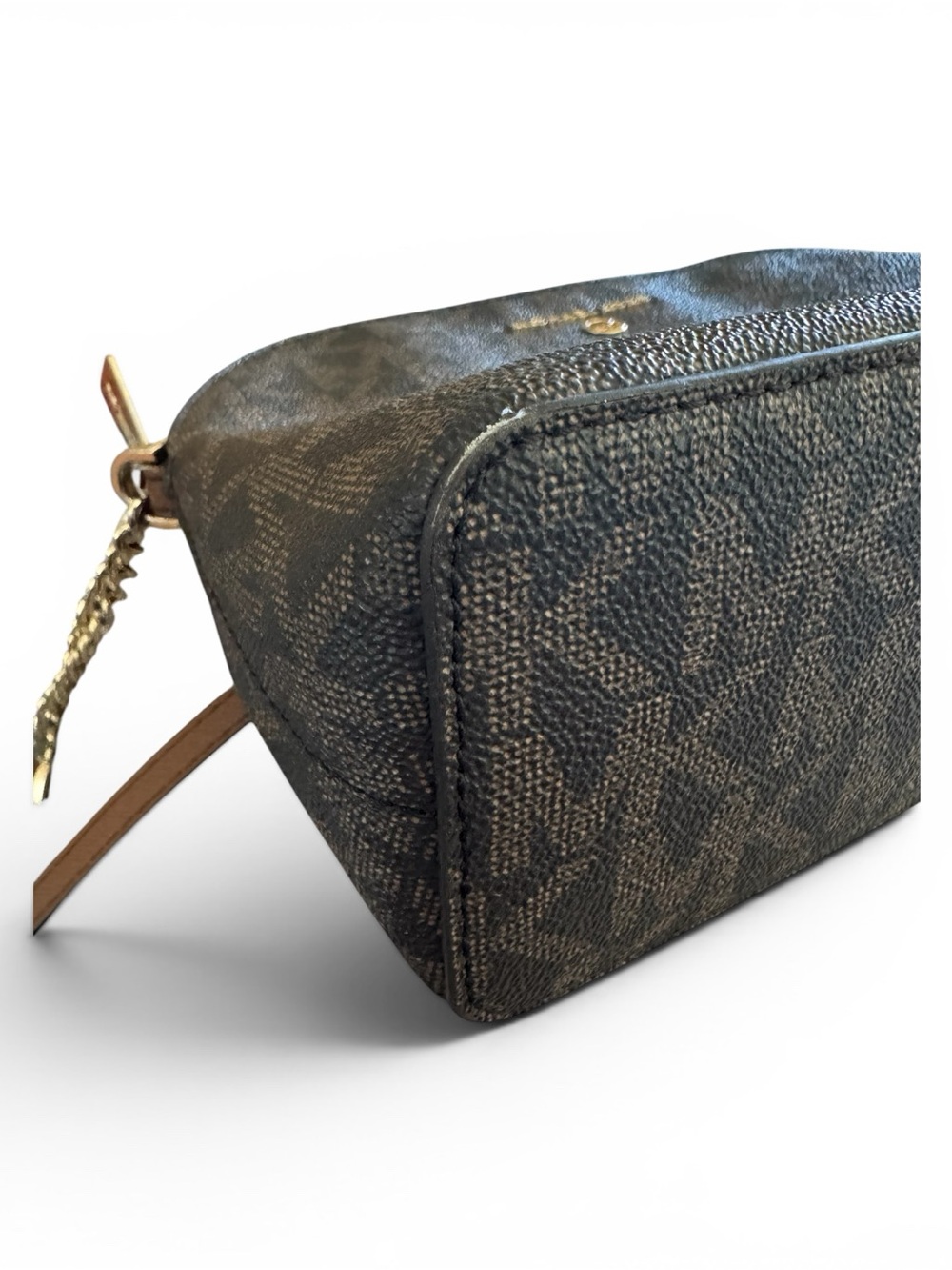 Michael Kors Signature Logo Brown Dome
Crossbody Shoulder Bag Monogram - Picture 4 of 15